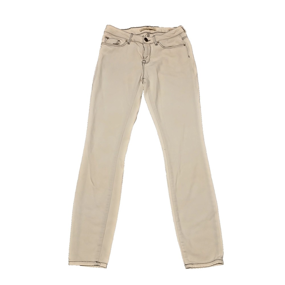 Women's Zara Woman Premium Collection Beige Slim Fit Skinny Jeans‎ Size 4